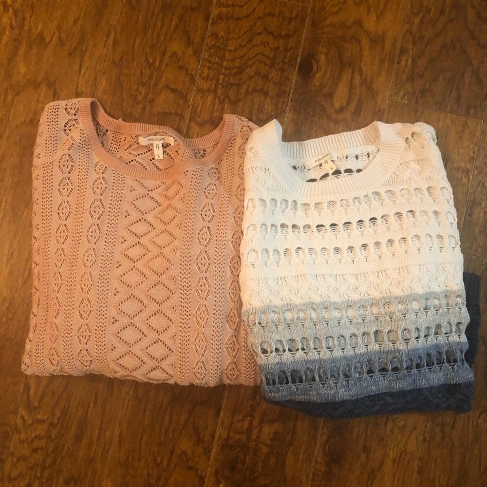 2 Maurice's Size Small Sweaters